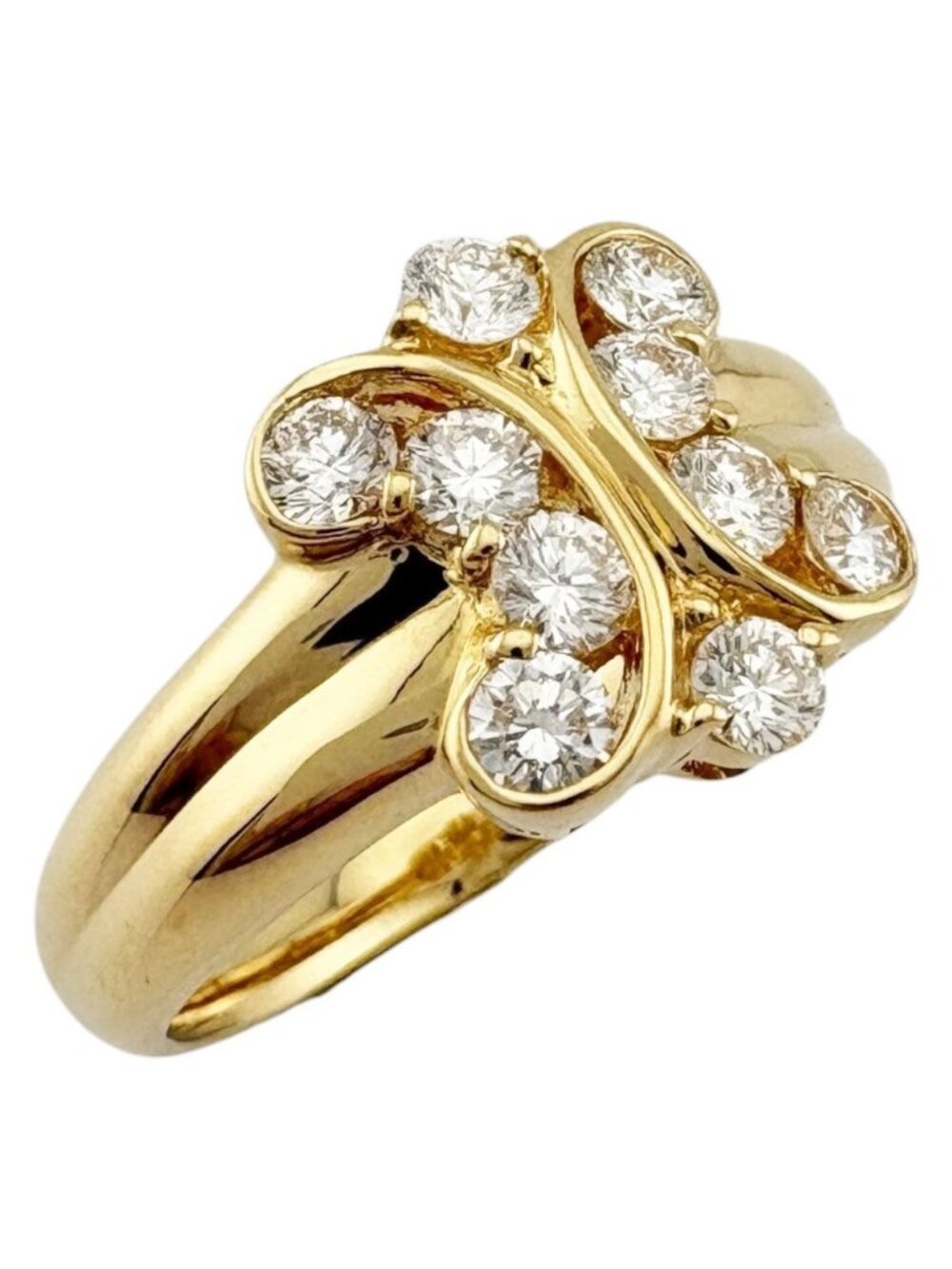 Celine Ring 18K Gold Diamond